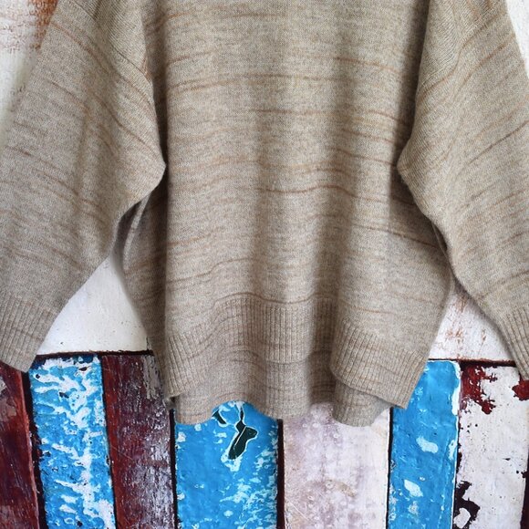 Women's Old Navy Cozy Pullover Sweater Long Sleeve SIZE 3X Mushroom NEW - Picture 4 of 10